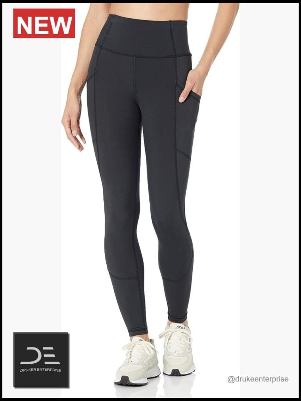 High Waisted Active Sculpt Full Length Leggings with Pockets